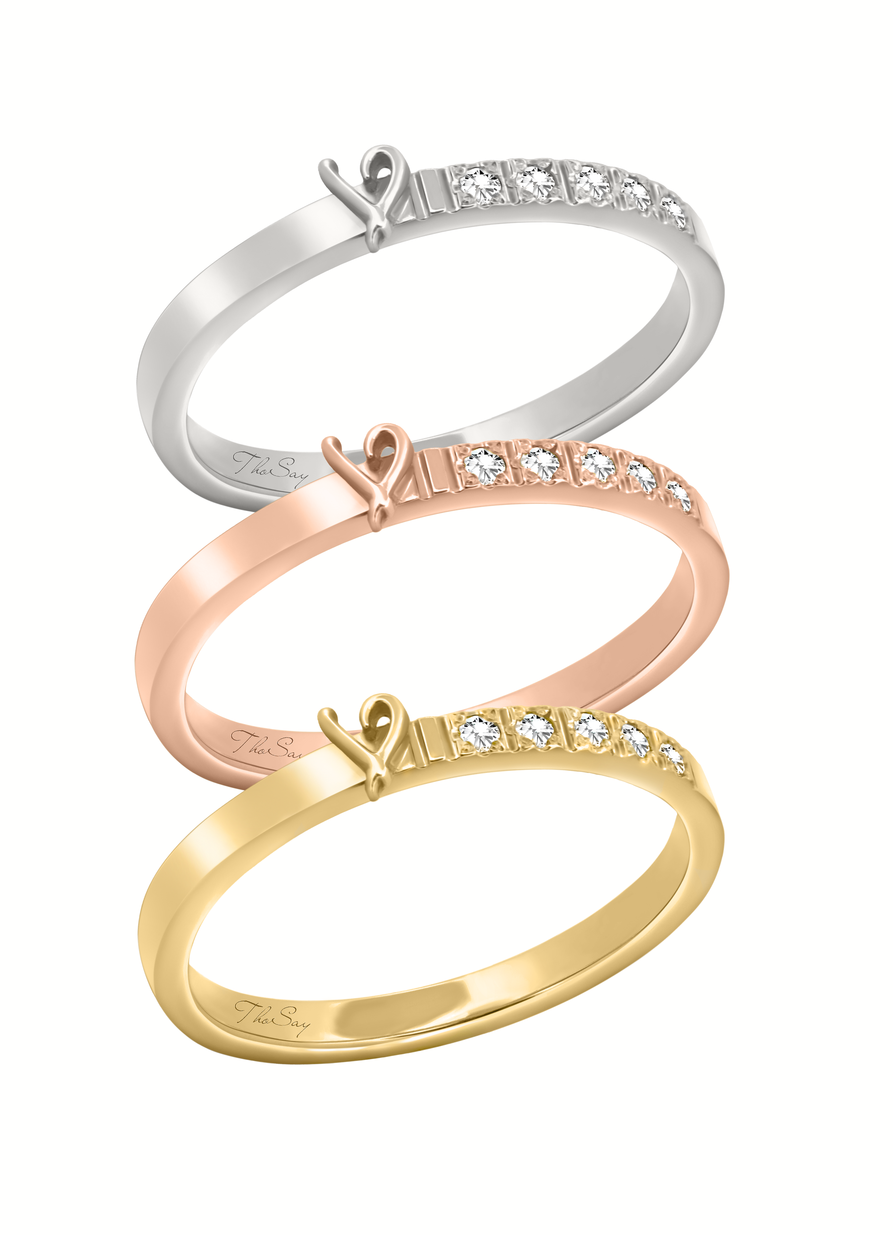 T by ThoSay 5 Diamonds Ring