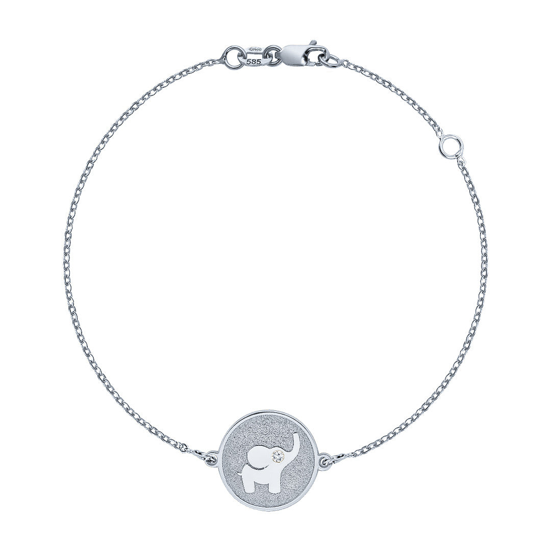 Thosay Elephant Gold Bracelet