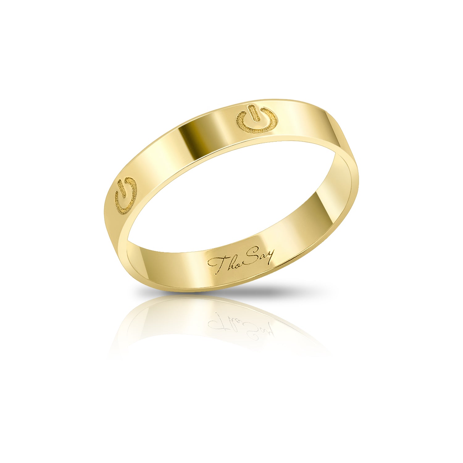 Power ON W - Gold Ring