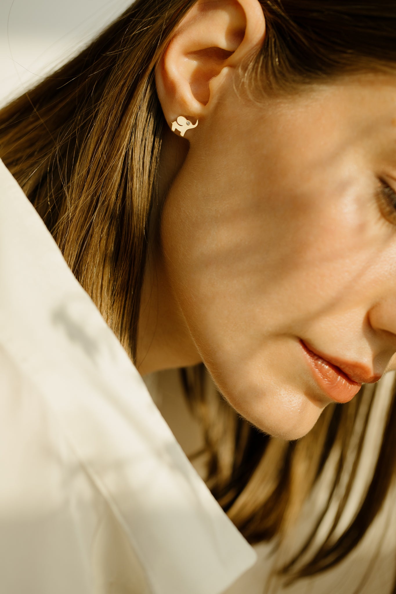 ThoSay Elephant Earrings