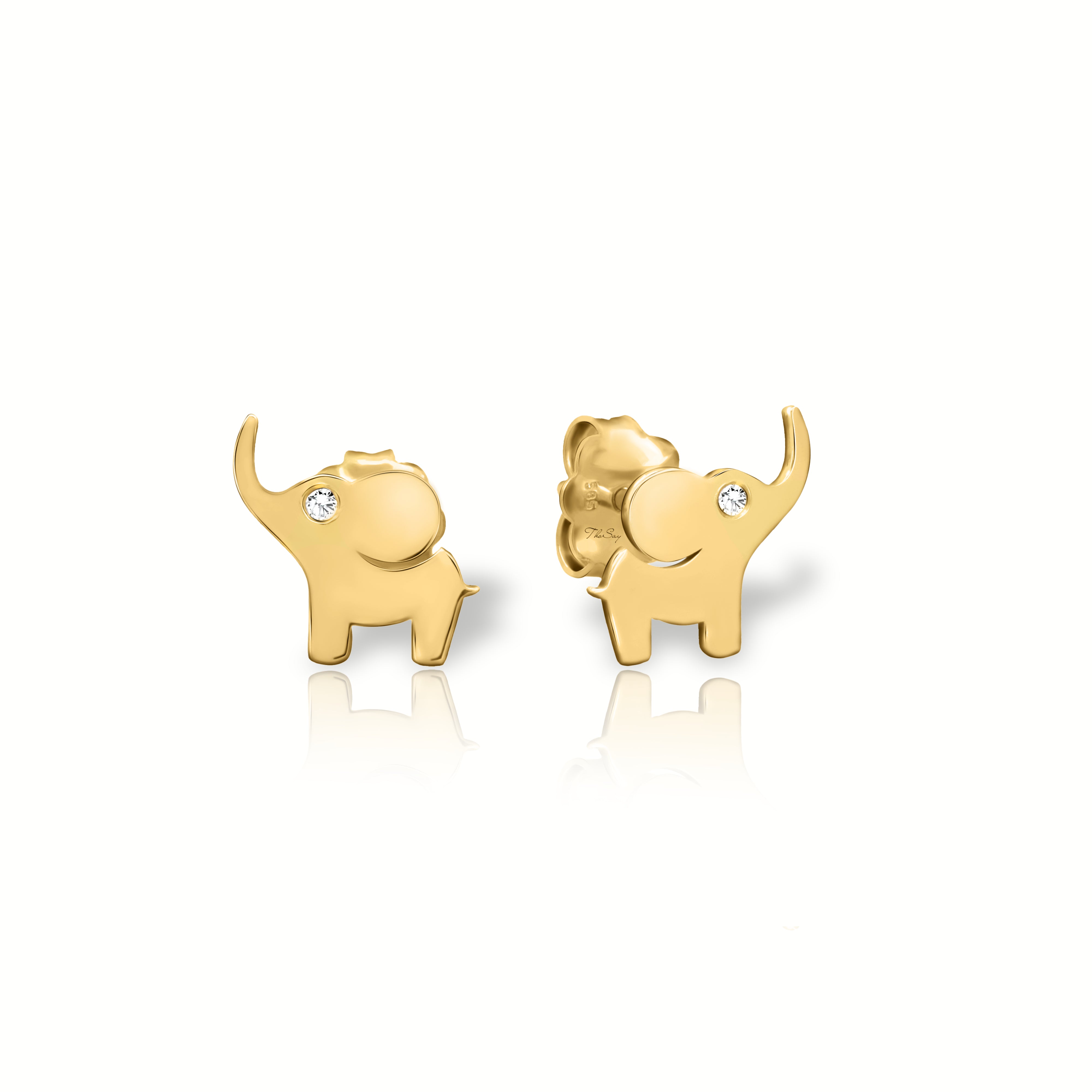 ThoSay Elephant Earrings