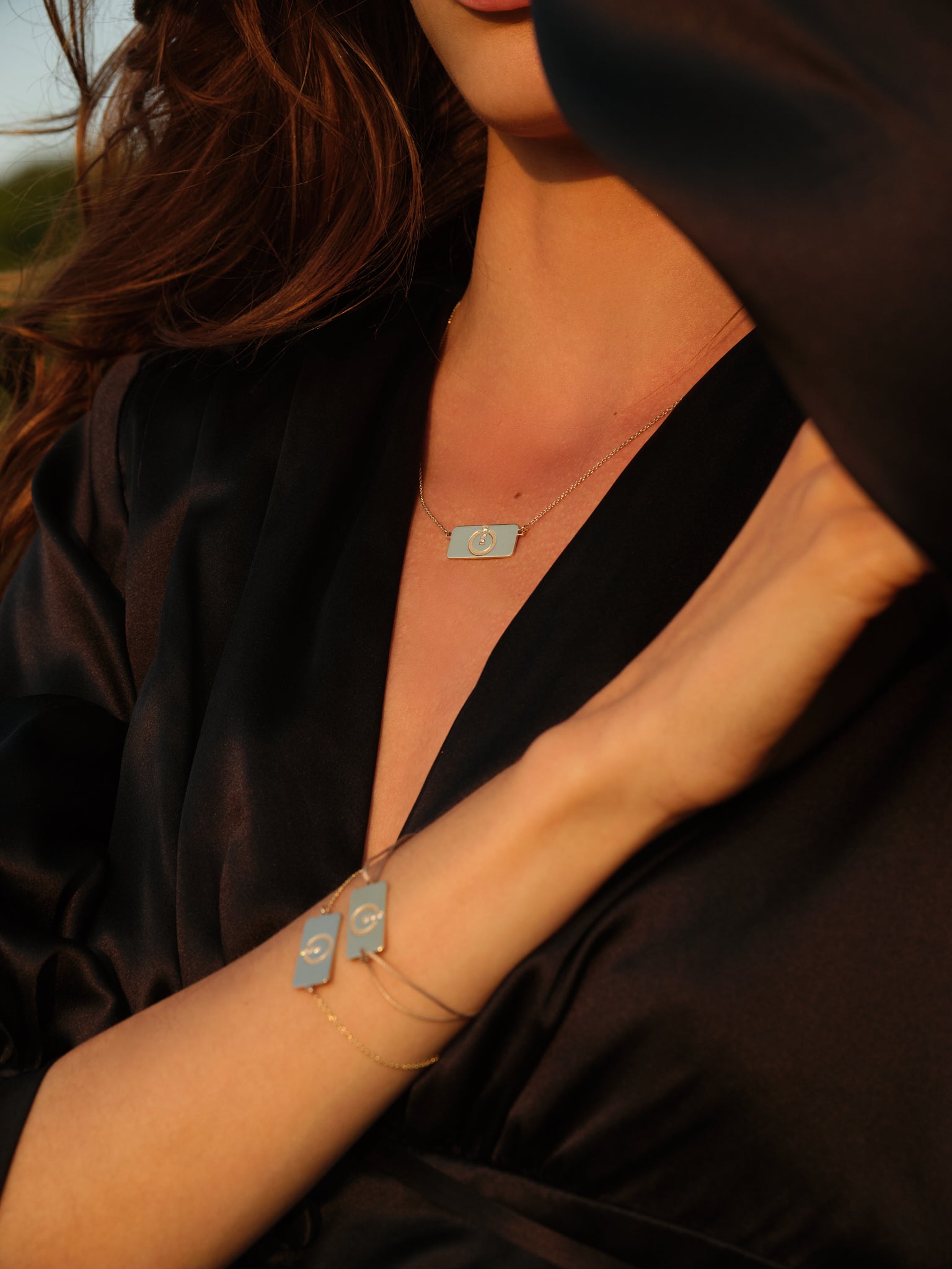 Power ON W - Gold Plate Bracelet